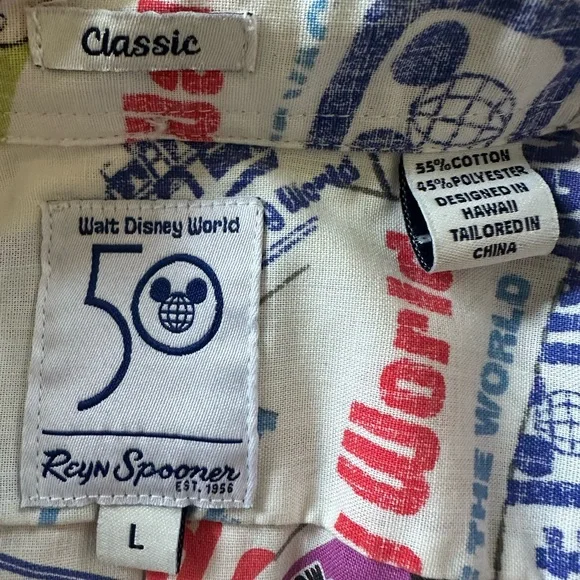 Reyn Spooner Disney shirt